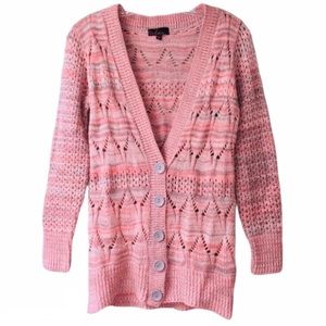 Takeout Small Knit Cardigan Beige, Coral, White